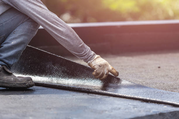 Professional Exterior Waterproofing technician working in Clifton, VA